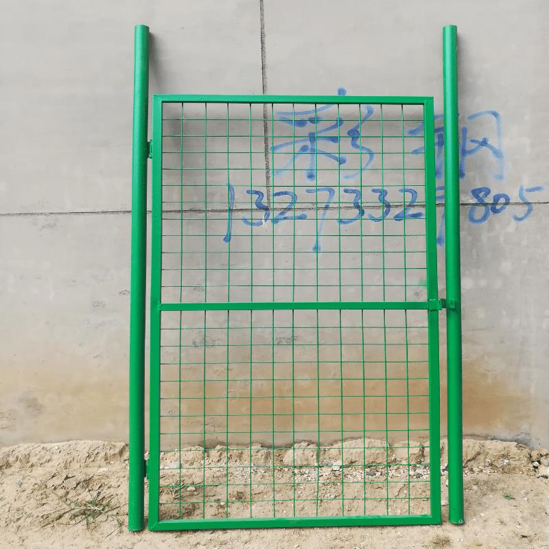 铁丝网门简易围栏门护栏栅栏门仓库车间隔离铁网门折叠防护果园门