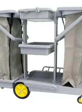 超宝D-11D 多功能清洁手推车保洁车酒店物业餐厅保洁工具车清洁车