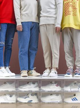 20个装加厚鞋盒收纳盒透明抽屉式鞋子省空间塑料鞋柜鞋收纳