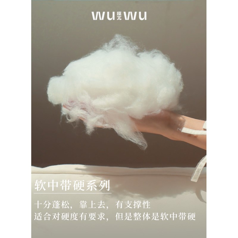 屋兀超软枕芯羽绒抱枕芯内胆鹅毛沙发靠垫芯羽毛靠枕芯定制腰靠背