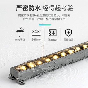 led数码管七彩护栏管户外 防水线条灯广告门头亮化跑马灯霓虹灯管