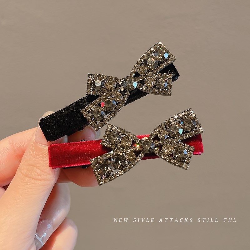 高级感小发夹蝴蝶结侧边前额边夹碎发卡鸭嘴一字夹女刘海夹子头饰,饰品/流行首饰/时尚饰品新,发饰,淘宝优惠券,粉丝福利购,淘宝优惠卷