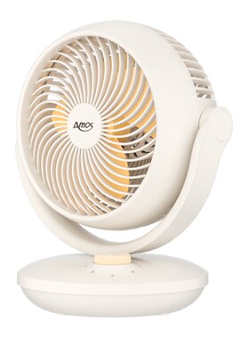 亚摩斯桌面风扇电风扇台式循环扇3档风小型宿舍静音卧室家用风扇