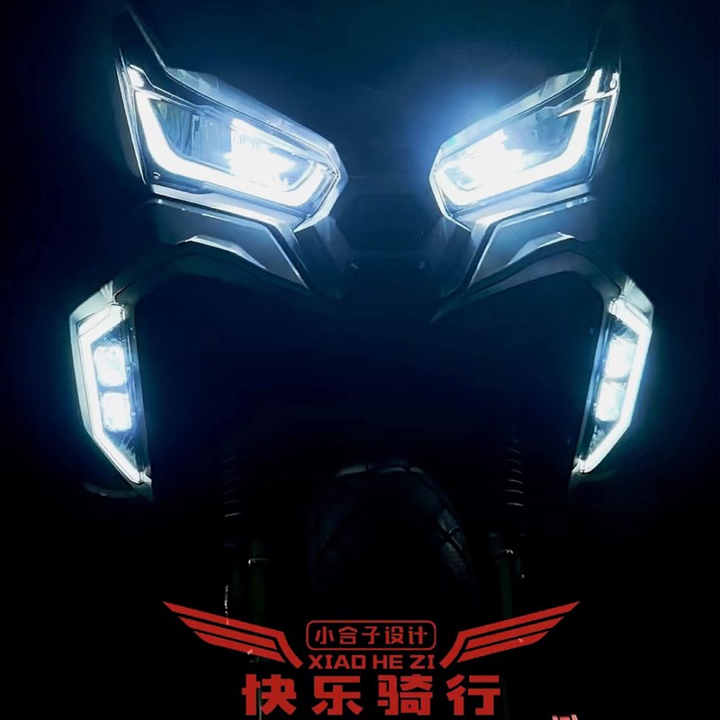 适用哈士奇150日行灯改装哈士奇150adv日行灯哈士奇150软尾转向灯