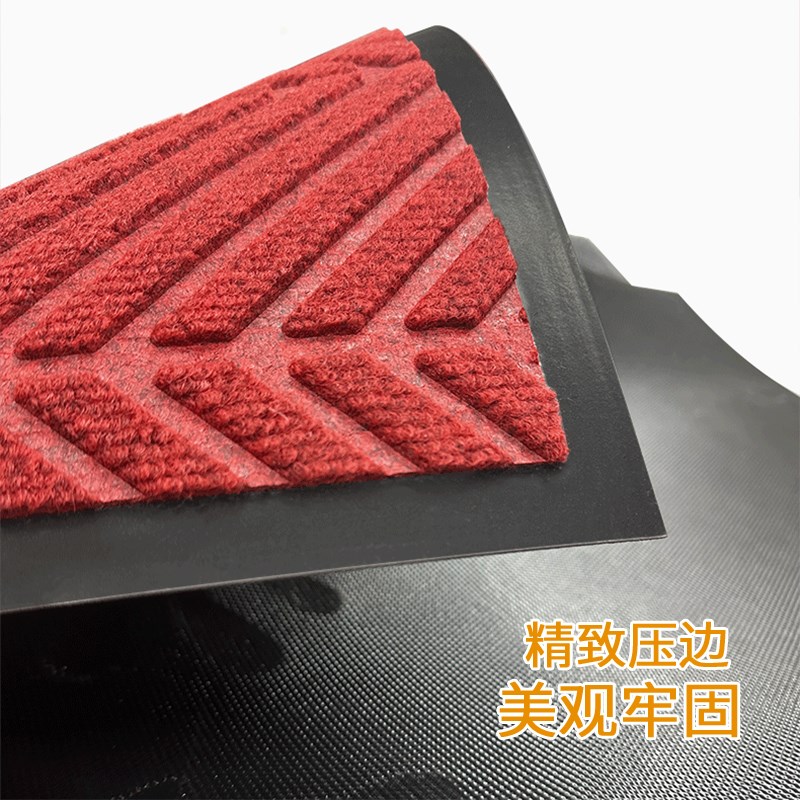 欢迎光临门垫防滑地毯入户门地垫踏者生财商场门口开业开张脚踏垫