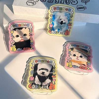 亚克力插卡立牌磁吸相框冰箱贴宠物照片偶像小卡展示大头拍立得框