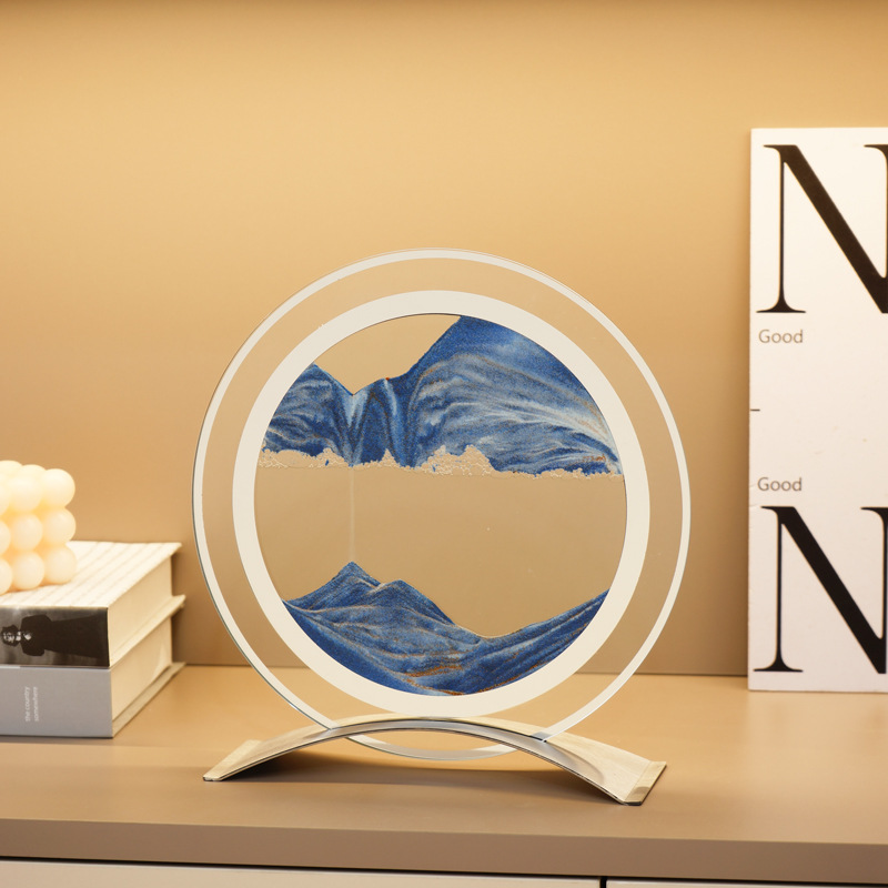 创意流沙画沙漏摆件家居桌面装饰轻奢客厅电视柜酒柜玄关展示柜