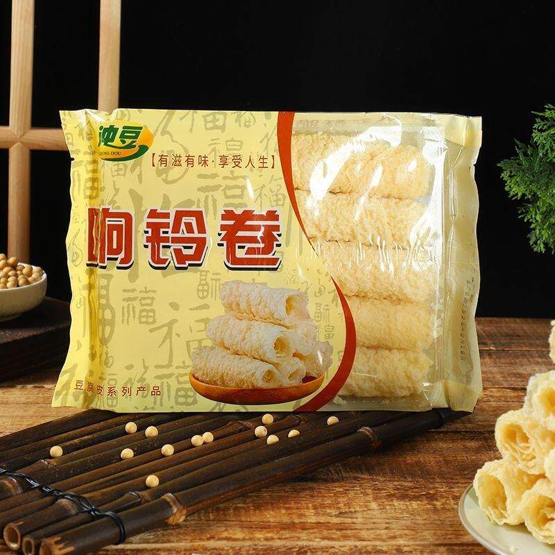 1箱装香港黄金卷响铃卷油炸腐皮豆腐皮卷油豆皮火锅食材散装涮锅