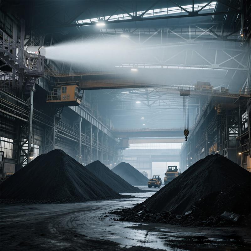 雾炮机全自动车载环保远程降尘固定式远程雾炮机车间加湿降温设备