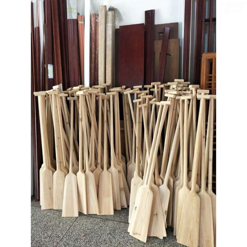 1.2米船桨划桨手摇船桨木实木船桨装饰船桨道具表演龙舟船桨制