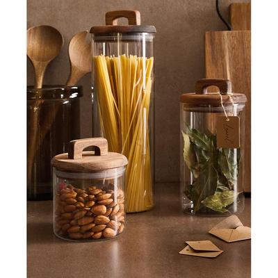 咖啡密封罐柠檬百香果密封罐玻璃瓶子密封罐带盖食品储物罐防潮