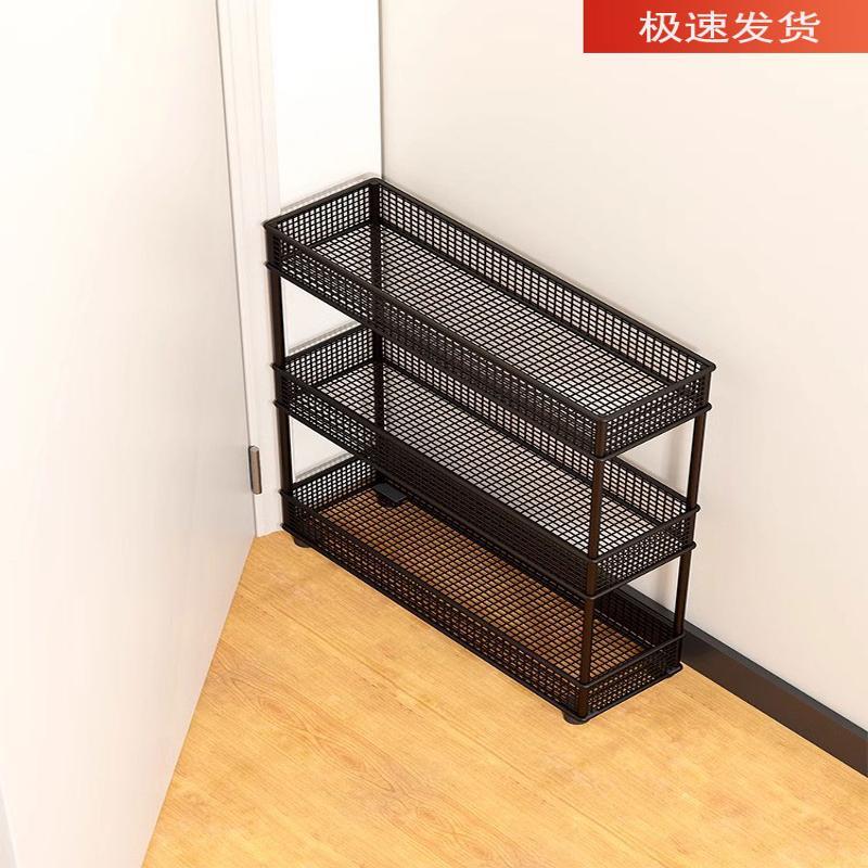 门后置物架卫生间夹缝收纳柜浴室缝隙超窄极窄架子超薄窄缝收纳架