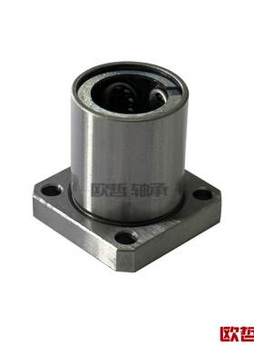 整体304不锈钢加长直线轴承方法兰SLMK8 10 12 16 20 25 30 GALUU