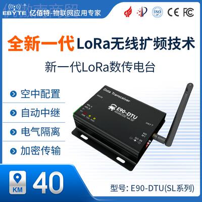 llLoRa扩频无线数传电XOM台R2S32485 DTU模距块PLC远离ModB/us SX
