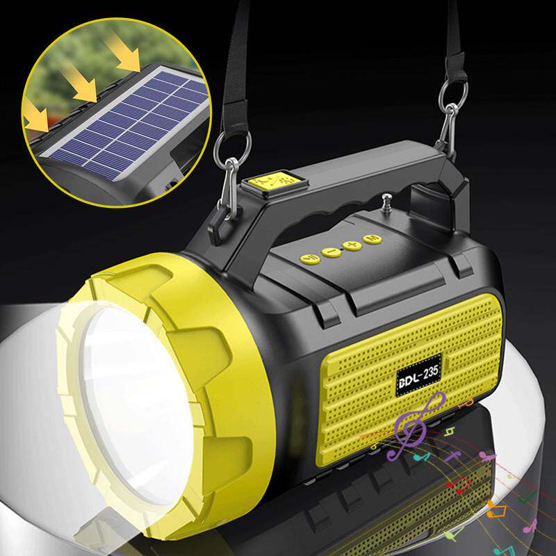 户外音响蓝牙扬声器无线插卡太阳能创意多功能手电筒手提音箱