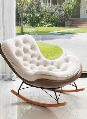 摇椅轻奢阳台逍遥用椅子家休闲大躺椅单沙发69795人客厅摇椅人懒