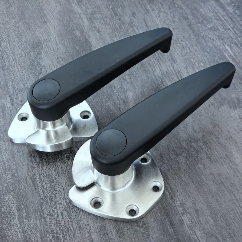 023黑色滴水型把手蒸饭柜配件蒸箱门把手不锈钢拉手柄烘箱蒸饭机