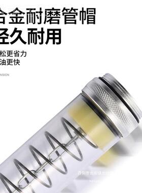 旺邦双配用手黄油枪透明桶拉动杆式油拉链XVQ式电动枪自动排气件
