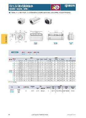 箱式滑块直线轴承SCLM/SCLML8-/1/12/165/20/2/EDJ030/35/40/50-E
