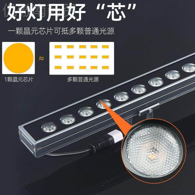 LED洗墙灯户牌外防水室婚庆室内外广告招QTG桥亮梁外墙楼体化灯22