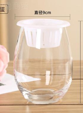 水培物玻玻璃瓶 绿萝花瓶花盆植璃圆球水皿养鱼缸82225器容器送定