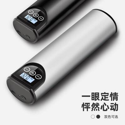 便携式无线汽车车载打气充气泵Wireless air pump12V自行车户外泵