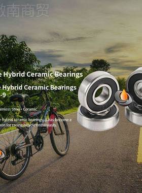 供应微球型壁薄深沟轴承680RSCB*自行车混合陶LYT瓷轴承1221*5m1m