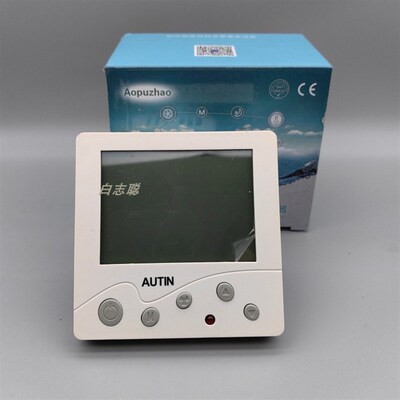 Autin 奥普 中央空调温控器 AC-830-02房间空调控制器 液晶温控器