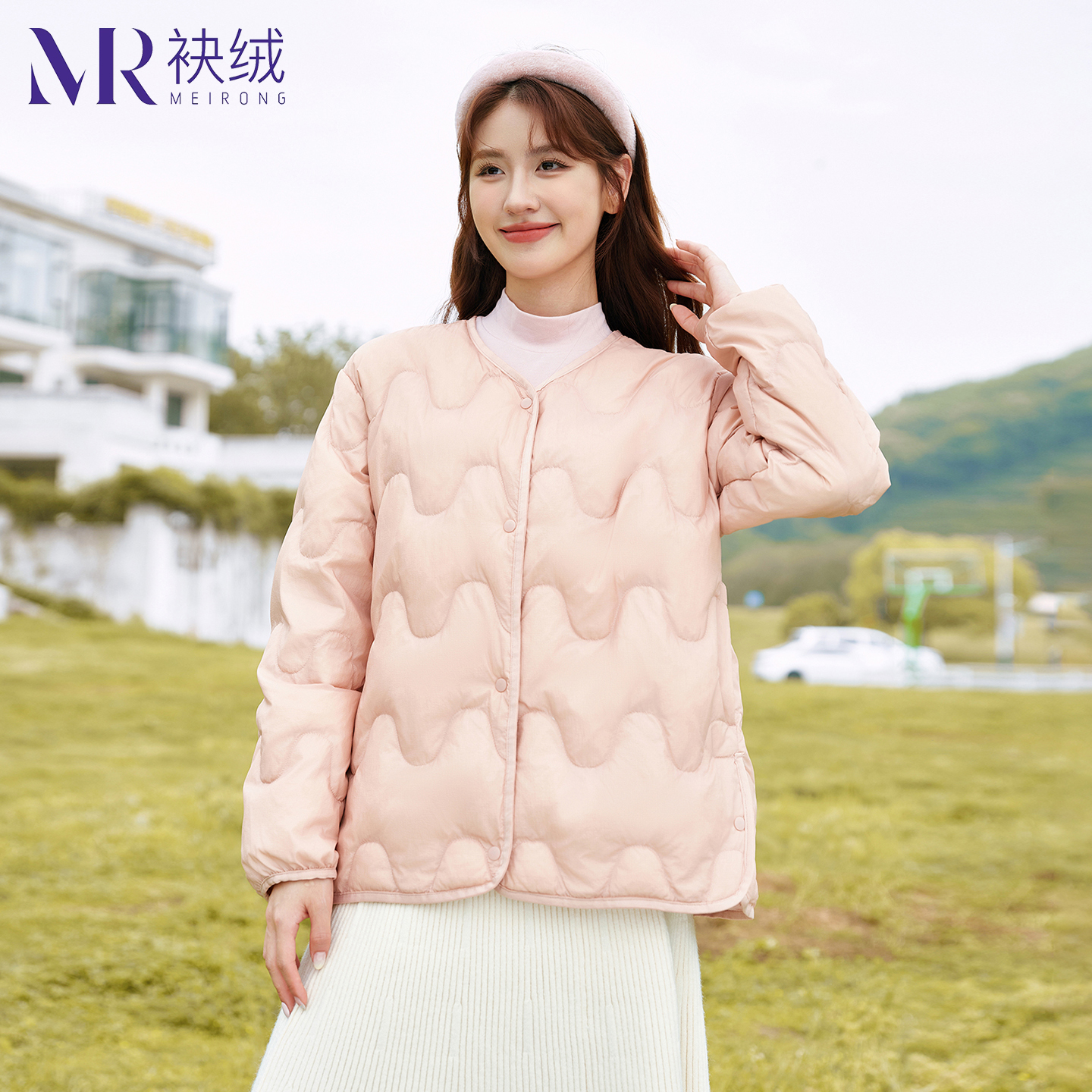 袂绒轻薄羽绒内胆女新款