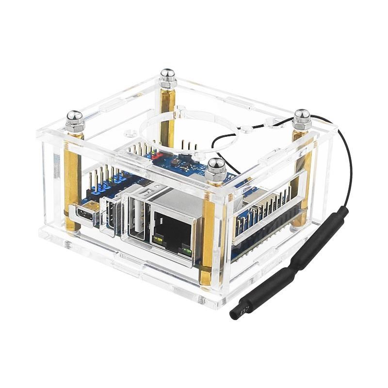 Orange Pi Zero 3亚克力外壳香橙派orangepi Zero3带散热风扇降温
