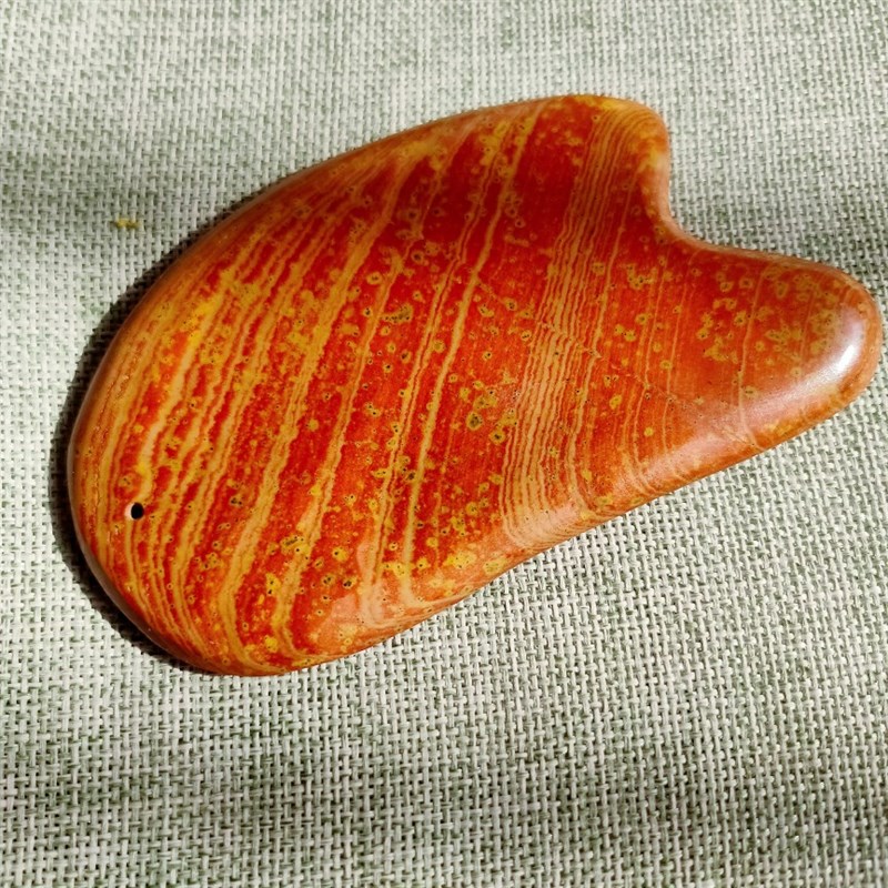 泗滨正品砭石原石打磨刮痧板 精品老料收藏级刮痧板面部提拉按摩