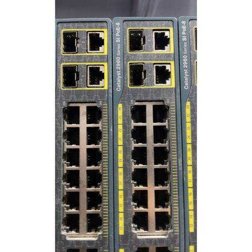 思科CISCO WS-C2960-24LC-S 24口百兆8