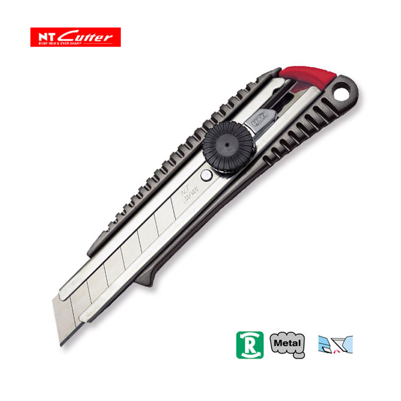 日本原装进口 NT CUTTER L-500G 介刀 金属大号重型美工刀开箱刀