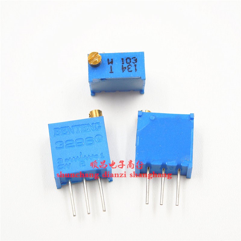 3296W 电位器 103 (10K)多圈精密可调电阻 (5只)