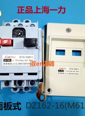 正品上海一力 面板式塑壳断路器DZ16216(M611) 1A 25A 16A40A