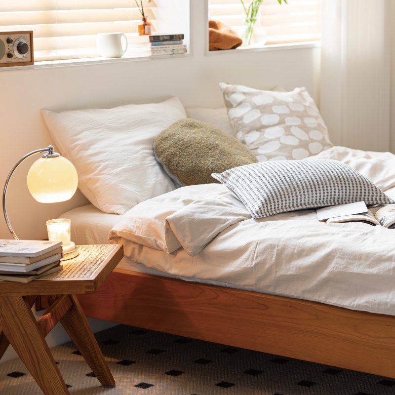 二黑木作 海龟双人床 实木床樱桃木简约悬浮小户型原木风1.5米1.2,厨房电器,商用制热电器配件,淘宝优惠券,粉丝福利购,淘宝优惠卷