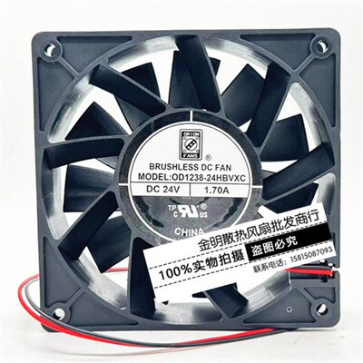 原装ORION 12CM OD1238-24HBVXC 24V 1.7A机柜暴力大风量散热风扇
