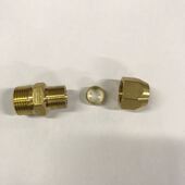 接外径10mm 铜管卡套接头 铜管 三分 外牙直径16.4mm 外螺纹G3