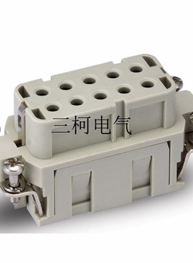 WAIN唯恩 HA-010-FC 小10针母芯 HARTING浩亭航空插头WEVEL连接器