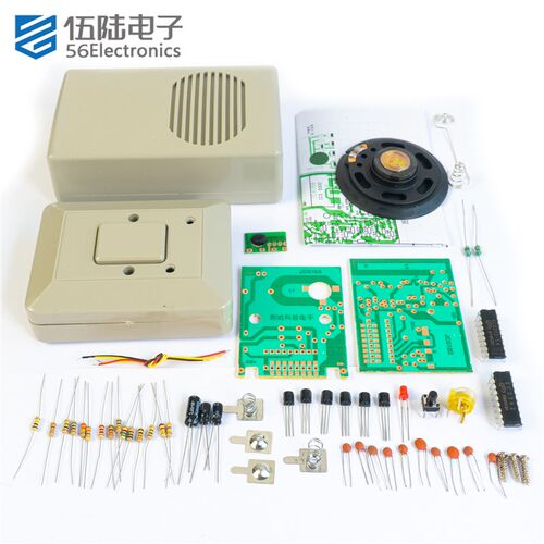 无线编码遥控门铃套件教学实训焊接练习电子制作DIY散件WK-56-27