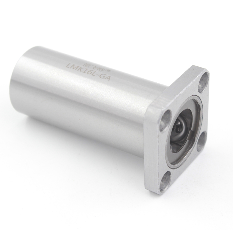 加长方法兰直线轴承LMK10 12 16 20 25 30 35 40 50LUU钢保保持架