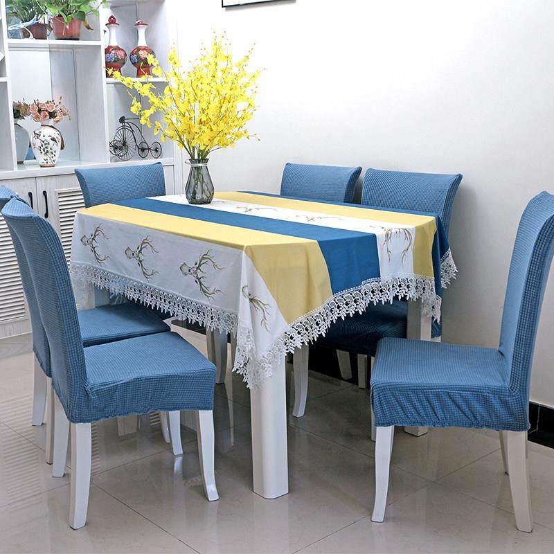 餐桌椅套罩连体椅套椅子套罩餐桌布套装轻奢桌椅套简约新款餐椅套,居家布艺,桌布,淘宝优惠券,粉丝福利购,淘宝优惠卷