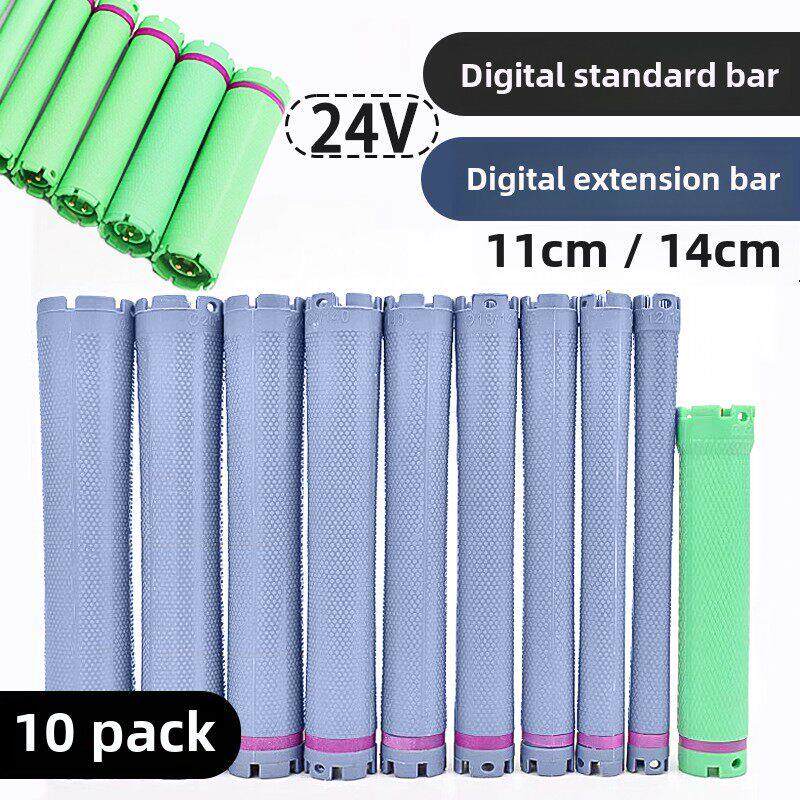 热烫杠子24V数码烫发机杠子加长14厘米美发双孔标准卷杠防水防爆