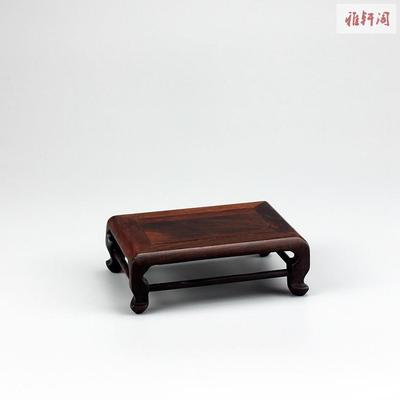 交趾黄檀红酸枝木微型盆栽中式展示托 托架茶壶香炉花瓶摆件饰品