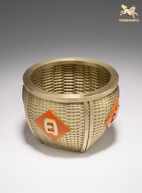 铜大师铜米缸白富铜缸铜饰品客厅入口带来财富和宝藏全铜储蓄罐聚