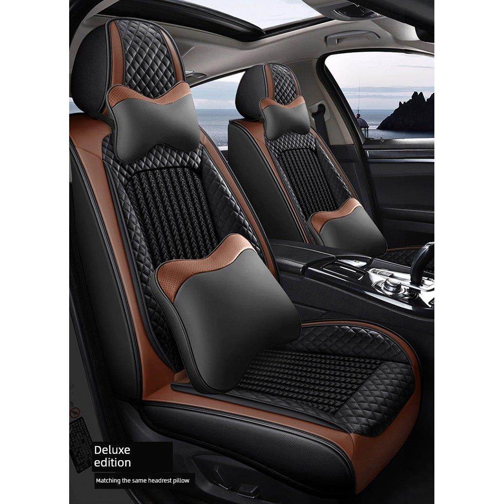 现代瑞纳ix35朗动名图领动悦动途胜ix25汽车坐垫四季通用座套全包