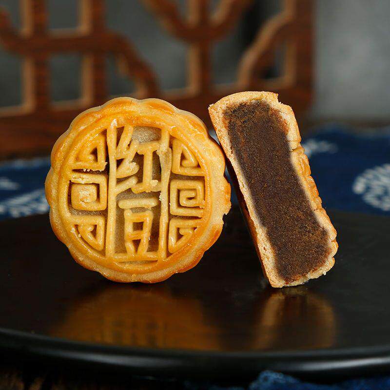 真-广式五仁月饼水凤梨哈密瓜草莓水蜜桃多口味独立包装糕点礼盒