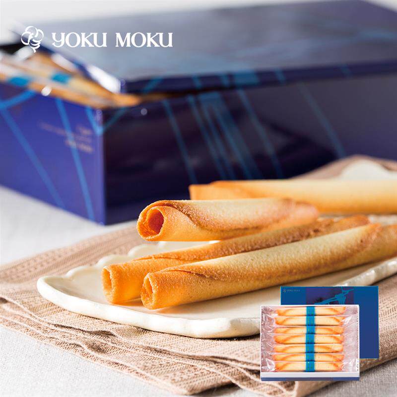新日期日本YOKUMOKU蛋卷手工黄油蛋卷饼干进口网红零食点心中秋节