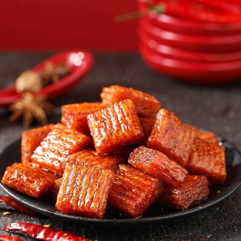 正宗宇仔辣条素大刀肉儿时怀旧香辣素肉香辣味解馋小零食小吃休闲