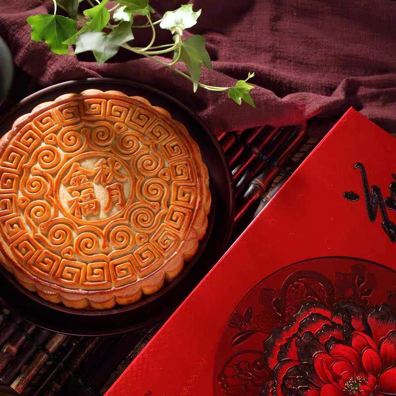 真-超大月饼广式五仁叉烧金腿月饼广西特产式传统中秋